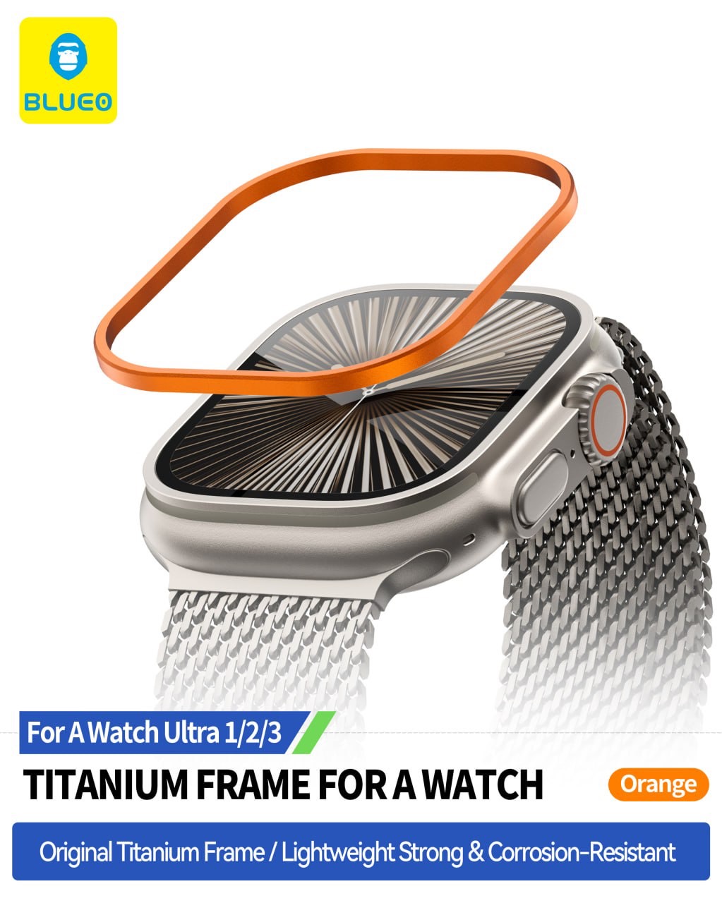 گارد دور ساعت اپل واچ بلو اولترا و اولترا 2 -  Blueo Guard Around Apple Watch 49mm